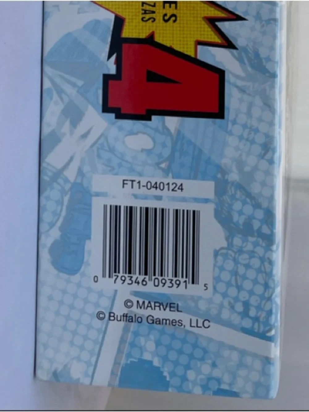 Marvel branded puzzle